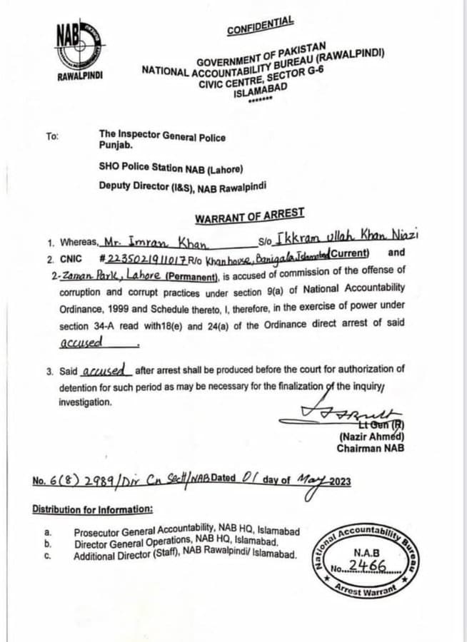 Supreme Court orders immediate release of Imran Khan…سپریم کورٹ کا عمران خان کو فوری رہا کرنے کا حکم……کالم..اندر کی بات. ..اصغر علی مبارک…