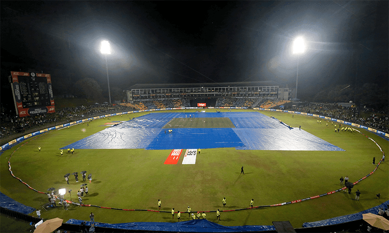 پاکستان اور بھارت کے درمیان ایشیا کپ کا میچ بارش کے باعث بے نتیجہ ختمASIA CUP match between Pakistan and India ended without result due to rain