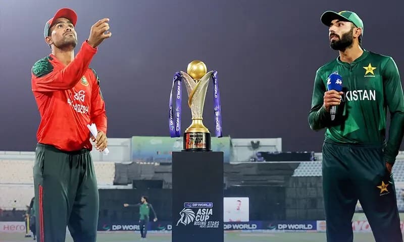 پاکستان شاہینزکی ایشیاکپ فائنل میں بنگلادیش اے کوشکست , ایشین چیمپئن بن گئیPakistan Rising Stars defeat Bangladesh A in Asia Cup final, become Asian champions