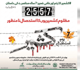 Kashmir’s Wound and the Global Conscience: The Story of a 7-Year Siege.کشمیر کا زخم اور عالمی ضمیر: 7 سالہ محاصرے کی داستان.(اصغر علی مبارک)