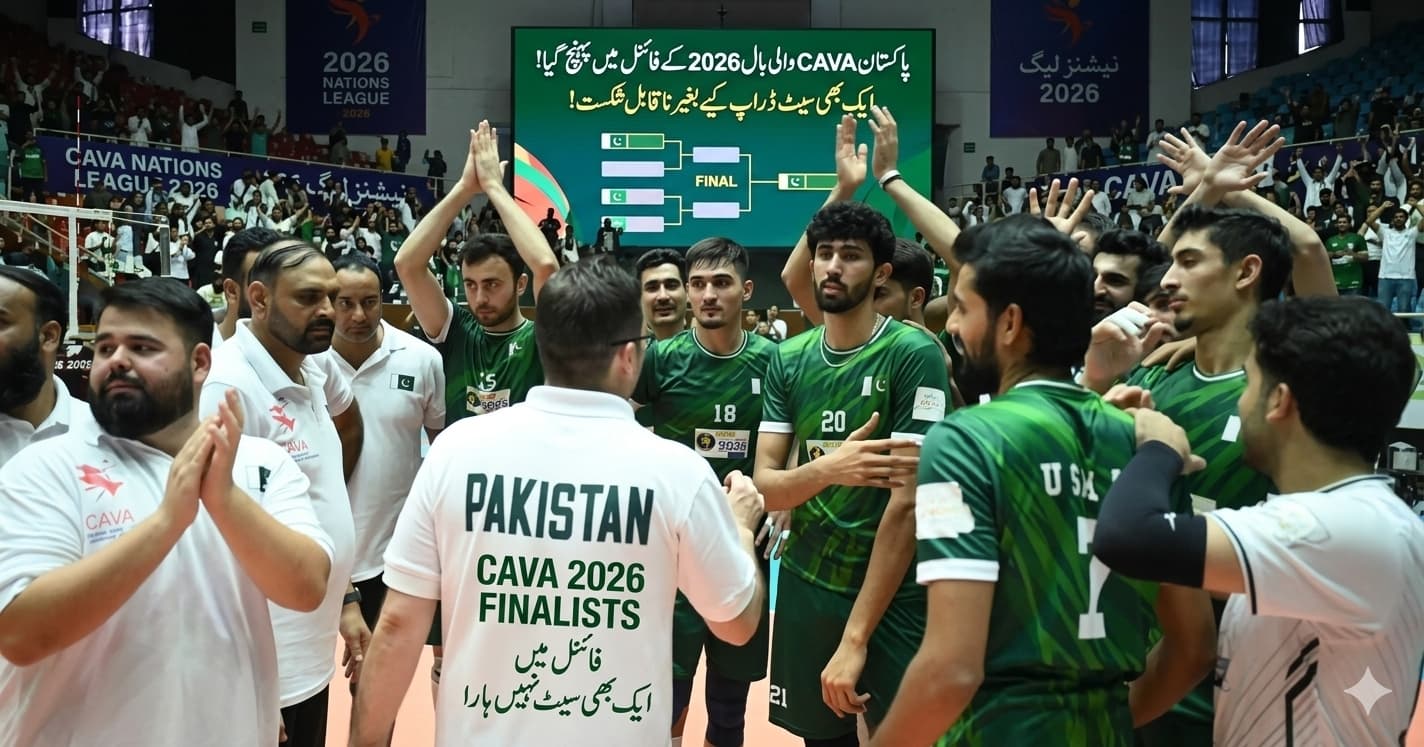 Historic Run: Pakistan Reach CAVA Volleyball 2026 Final Without Dropping a Single Set,پاکستان CAVA والی بال 2026 کے فائنل میں پہنچ گیا،