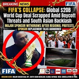 FIFA’S COLLAPSE: Pakistani Fans and Analysts React to Scrapped $20B World Cup Deal