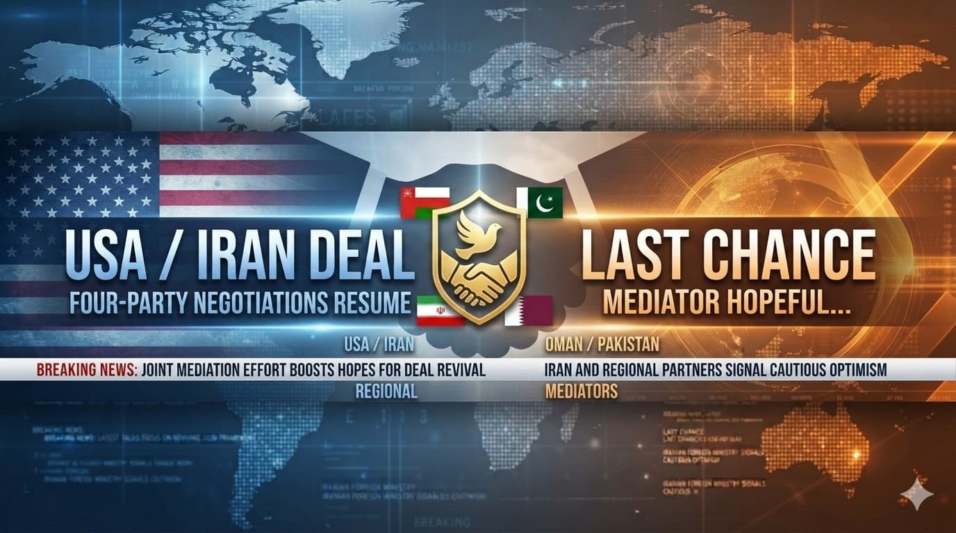 USA, Iran deal, last chance, mediator hopeful…