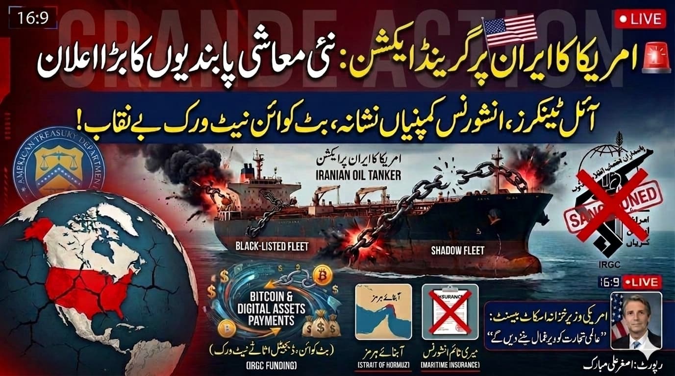 امریکا کا ایران پر نئی معاشی پابندیوں کا اعلانUS announces new economic sanctions on Iran